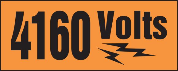 4160 VOLTS (W/GRAPHIC)