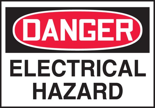 DANGER ELECTRICAL HAZARD