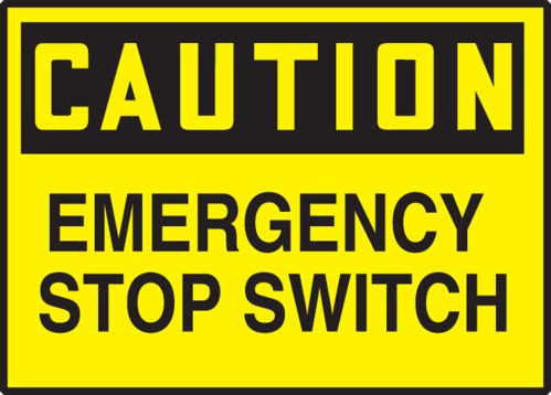 EMERGENCY STOP SWITCH