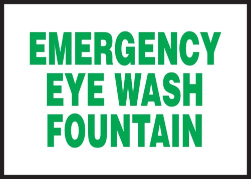 EMERGENCY EYE WASH FOUNTAIN