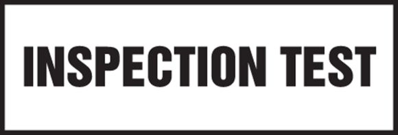 INSPECTION TEST