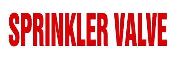 SPRINKLER VALVE