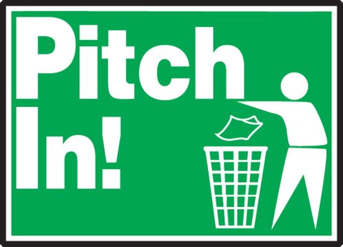 PITCH IN! (W/GRAPHIC)