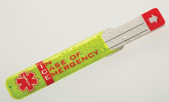 In Case of Emergency Worker Emergency ID Hard Hat Label LKHTL674