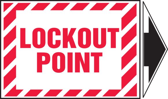 LOCKOUT POINT (+ ARROW)