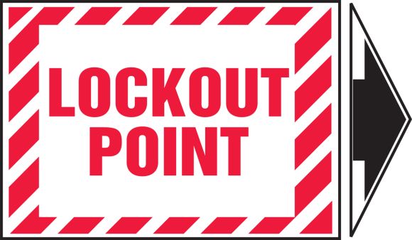 LOCKOUT POINT (+ ARROW)