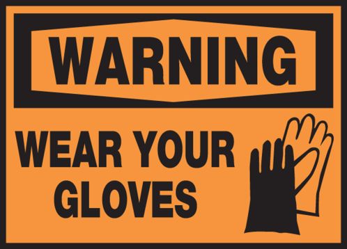 WEAR YOUR GLOVES (W/GRAPHIC)