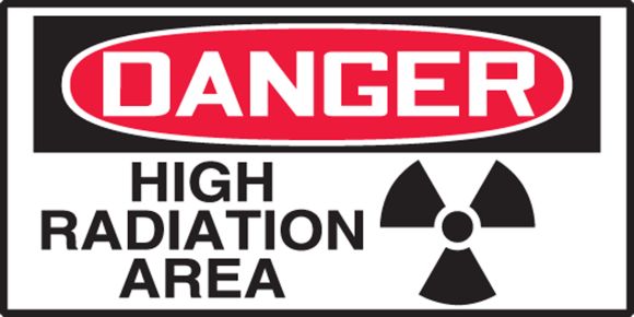 HIGH RADIATION AREA (W/GRAPHIC)