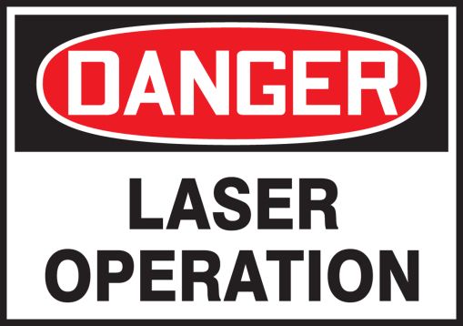 DANGER LASER OPERATION