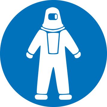 WEAR SAFETY GOGGLES