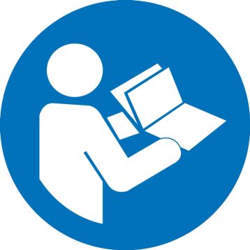 Safety Label, Legend: CONSULT TECHNICAL MANUAL FOR PROPER PROCEDURE