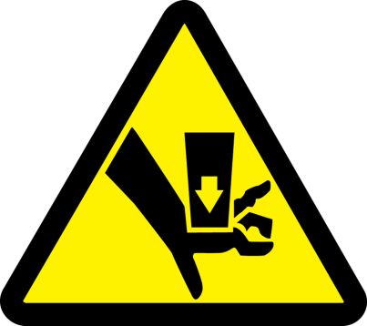 CRUSH HAZARD