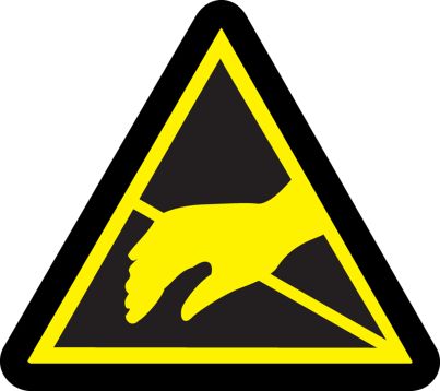 STATIC SENSITIVE HAZARD