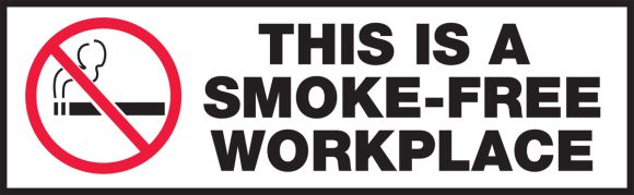 THIS IS A SMOKE-FREE WORKPLACE (W/GRAPHIC)