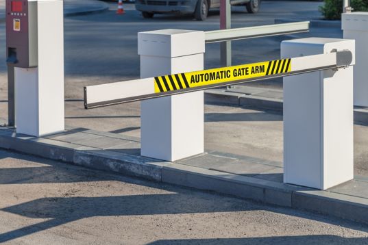 Gate Arm Sign: Automatic Gate Arm