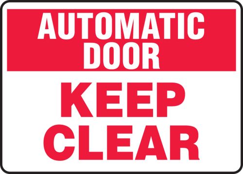 Automatic Door Keep Clear