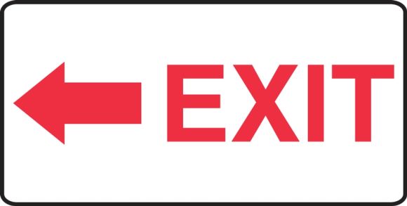EXIT (ARROW LEFT)