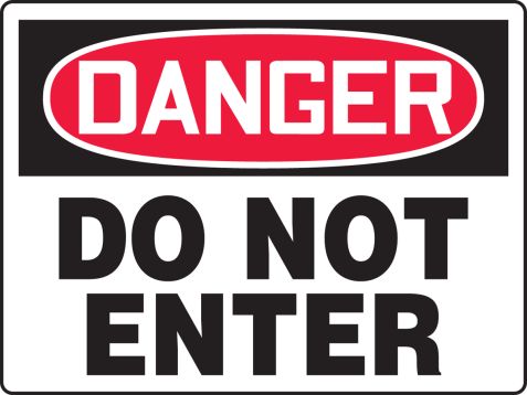 DO NOT ENTER