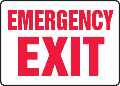 EMERGENCY EXIT