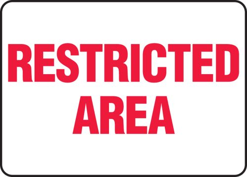 Restricted Area