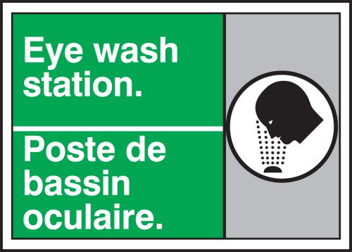 EYE WASH STATION (W/GRAPHIC)