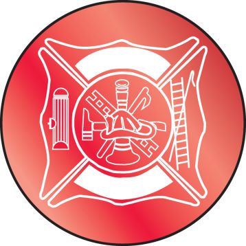 Safety Label, Legend: FIRE RESCUE GRAPHIC