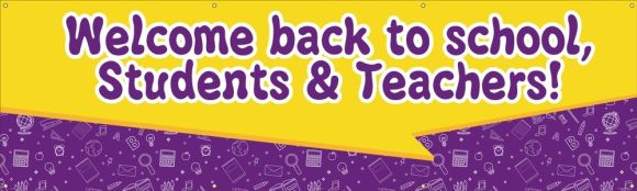 Welcome Back to School, Students & Teachers!
