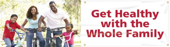 Motivation Product, Legend: GET HEALTHY WITH THE WHOLE FAMILY