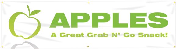 Motivation Product, Legend: APPLES. A GREAT GRAB N' GO SNACK