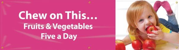 CHEW ON THIS...FRUITS & VEGETABLES FIVE A DAY