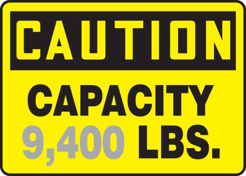 CAPACITY ___ LBS.