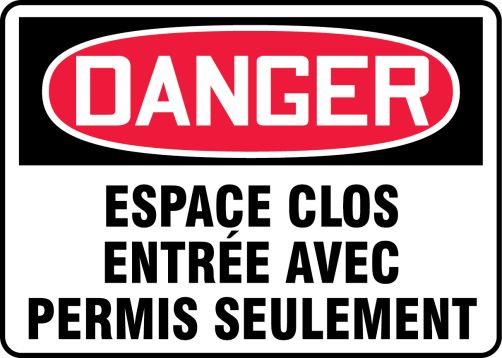 ESPACE CLOS ENTRÉE AVEC PERMIS SEULEMENT