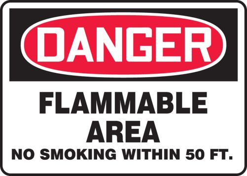 FLAMMABLE AREA NO SMOKING WITHIN 50 FT.
