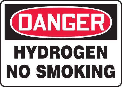HYDROGEN NO SMOKING
