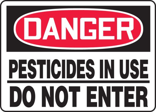 PESTICIDES IN USE DO NOT ENTER