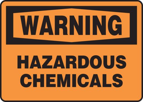 WARNING HAZARDOUS CHEMICALS