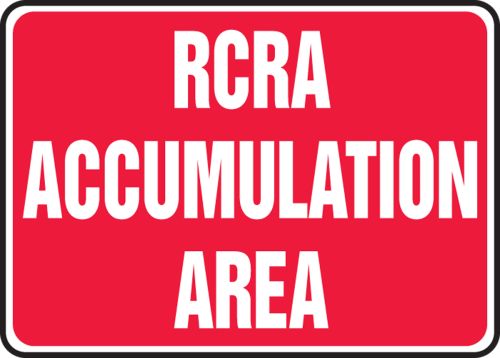 RCRA ACCUMULATION AREA