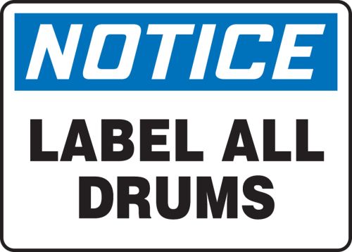 LABEL ALL DRUMS