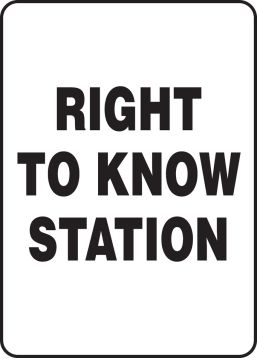 RIGHT TO KNOW STATION