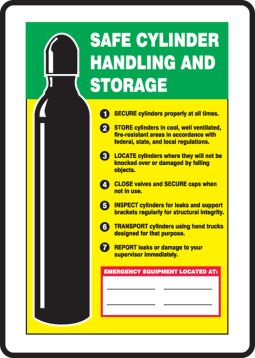 SAFE CYLINDER HANDLING AND STORAGE ...