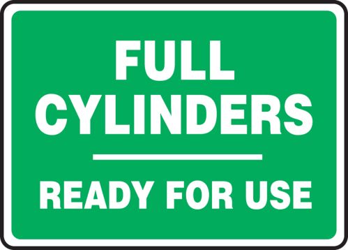 FULL CYLINDERS READY FOR USE