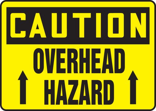 OVERHEAD HAZARD (ARROW)