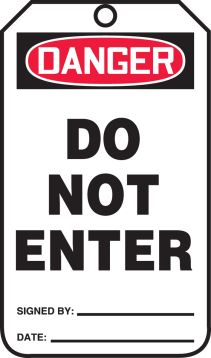 DO NOT ENTER