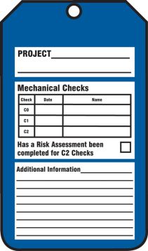 Commissioning Tag