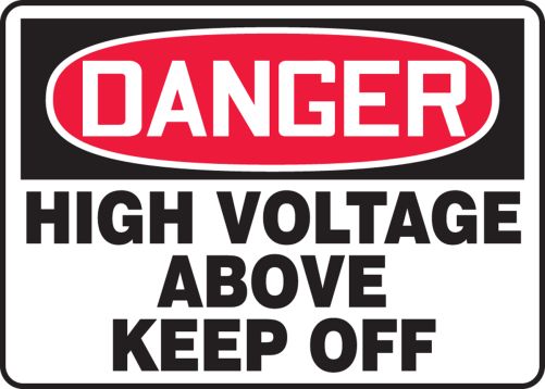 HIGH VOLTAGE ABOVE KEEP OFF
