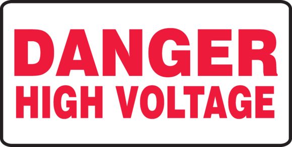 DANGER HIGH VOLTAGE