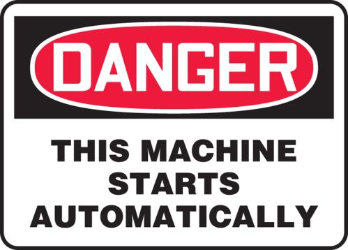 THIS MACHINE STARTS AUTOMATICALLY