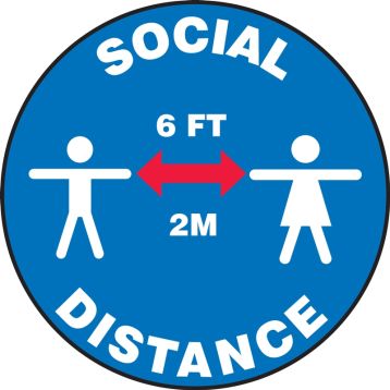 Social Distance 6 FT 2 M