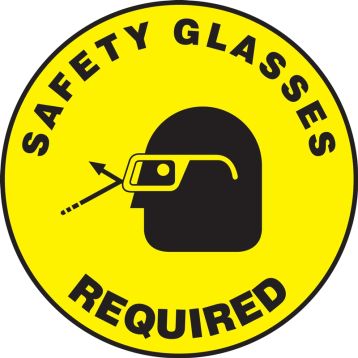 Safety Glasses Required
