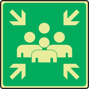 MUSTER POINT SYMBOL W/PEOPLE
